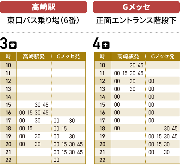 時刻表